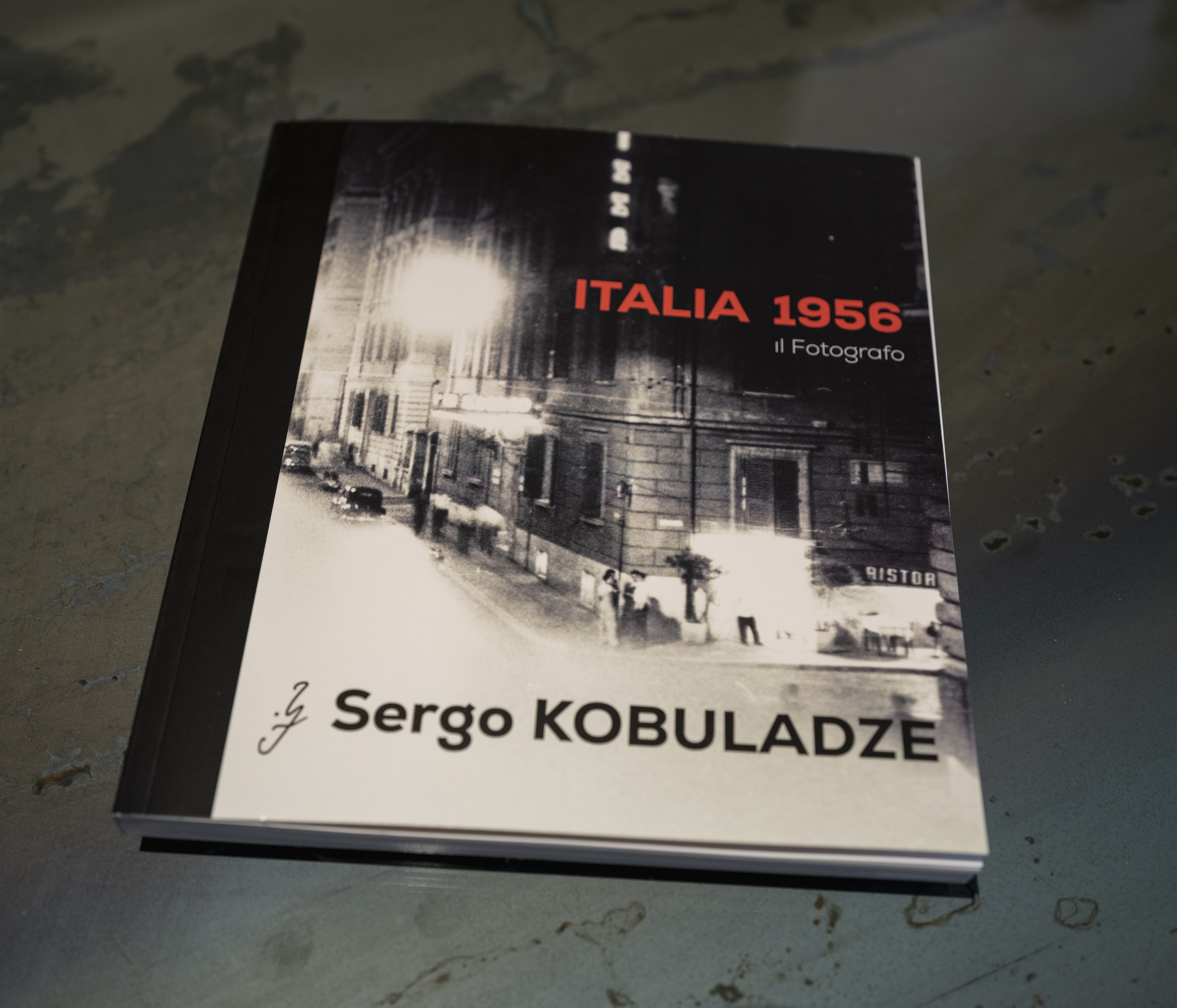Sergo Kobuladze, *Italia 1956, Il Fotografo* (2024) on display at The Art Concept Gallery, Art Foundation Anagi, Tbilisi. Photo: Giorgi Shengelia.